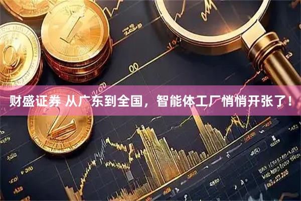 财盛证券 从广东到全国，智能体工厂悄悄开张了！
